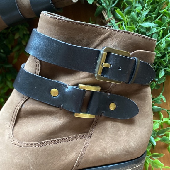 Franco Sarto LINDEN2 Brown Leather Ankle Boot - Picture 7 of 16